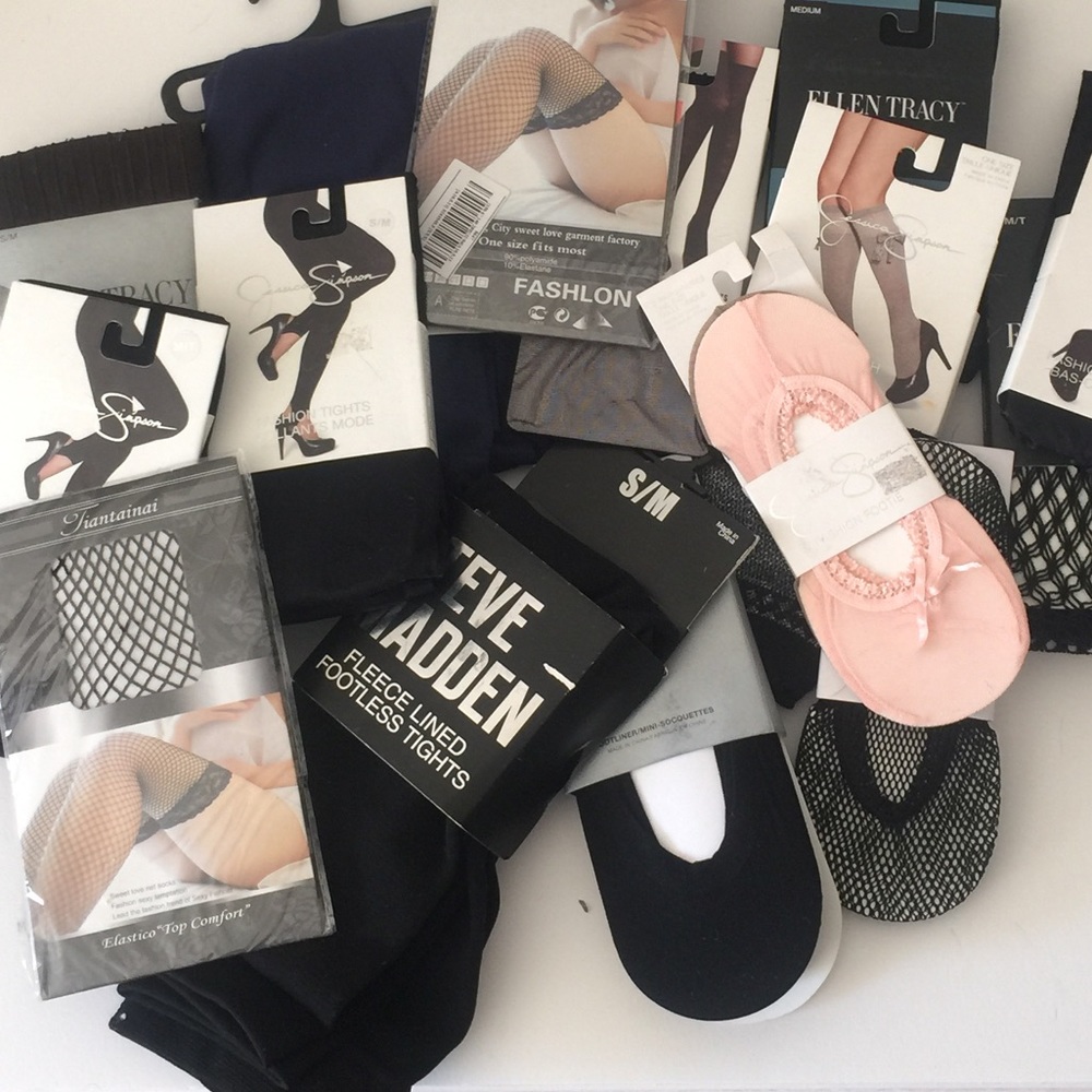 10 Pairs Leggings/Tights/Socks MYSTERY BOX - Picture 2 of 3